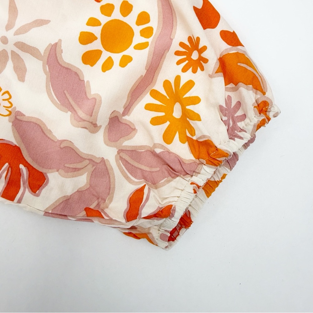 Label Of Love Sea Shell Coastal Cover Up Mini Ruffle Hem Dress Poolside Beach - Picture 6 of 10